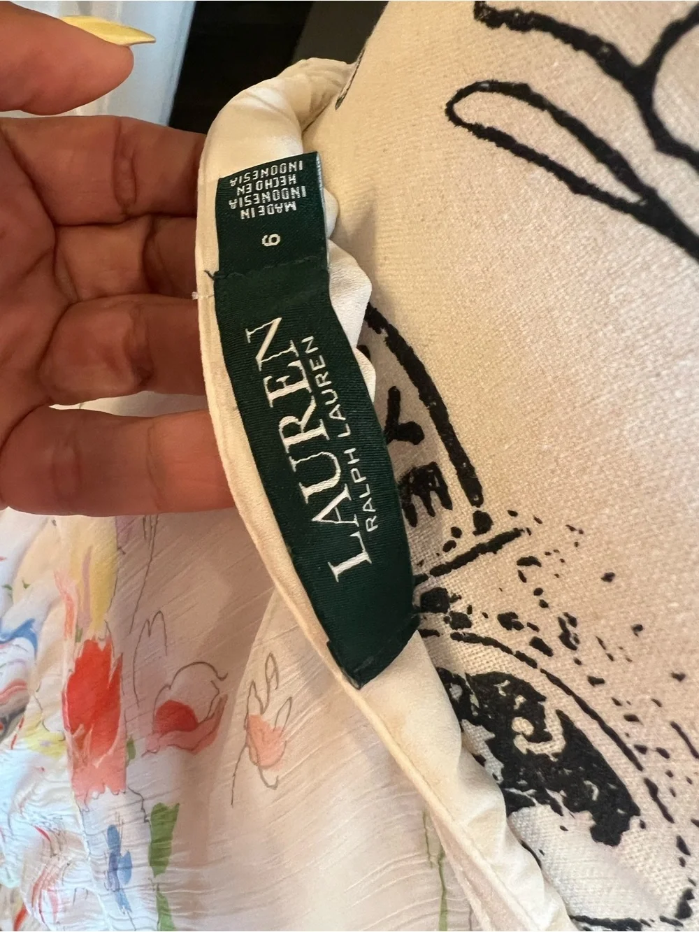 NWT Lauren Ralph Lauren Pauldina White Multi Floral Chiffon Maxi Skirt 6